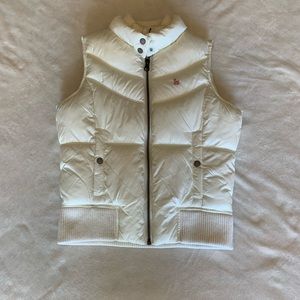 Girl’s Old Navy Cream Winter Vest